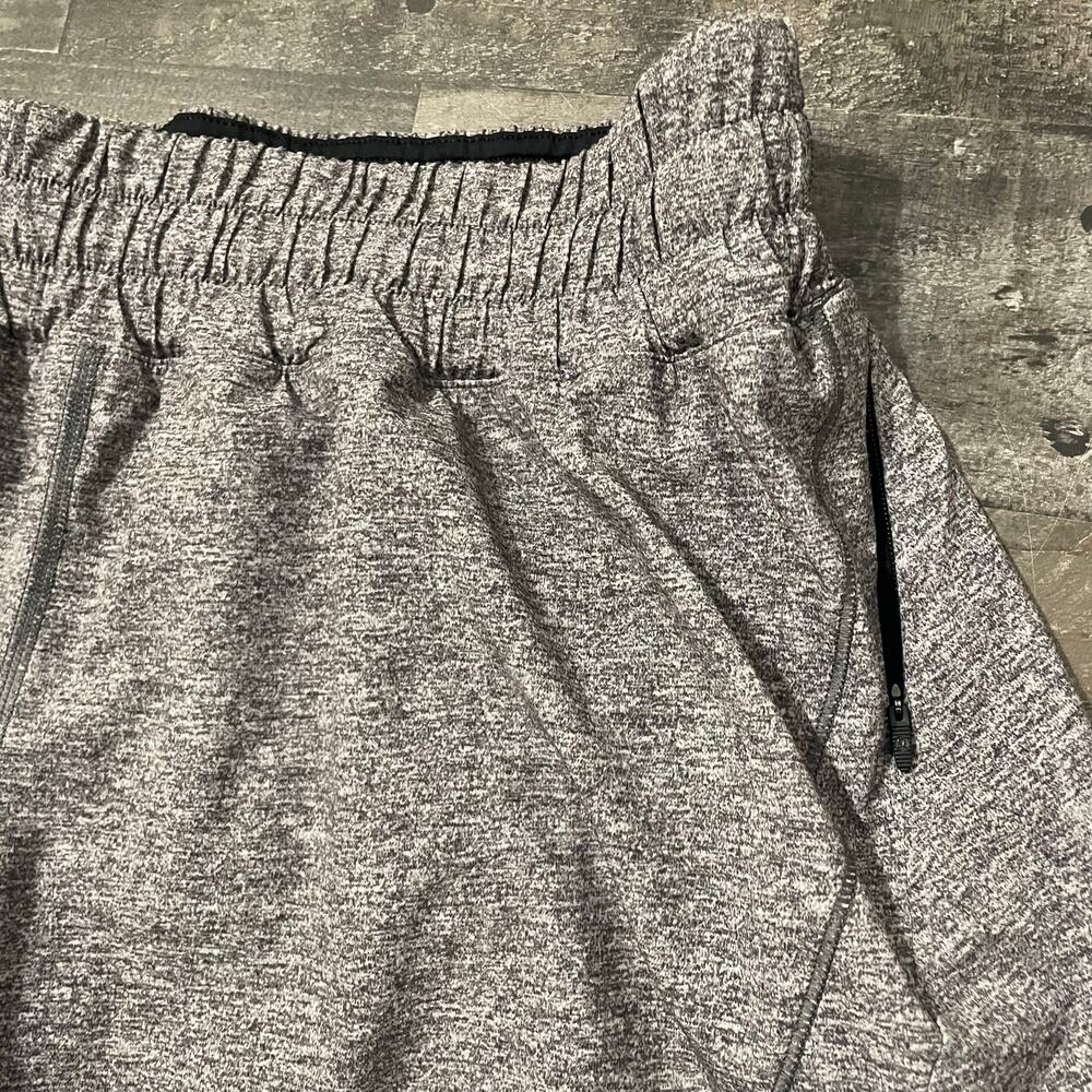 Lululemon Women’s Track That Shorts Lined Mid Rise sz 14 Gray Space Dye - Picture 6 of 11